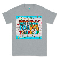 Heather Grey birthday boy to level up Classic Tee - JahusDesignShop