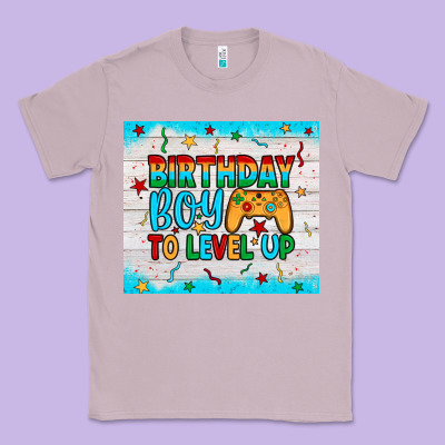 Birthday Boy To Level Up Classic Tee Designed By Jahusdesignshop