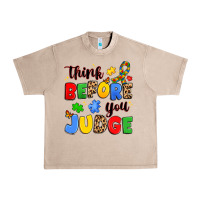 French Oak think before you judge Urban Heavy Tee - JahusDesignShop