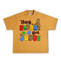 Peanut Butter think before you judge Urban Heavy Tee - JahusDesignShop