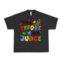 Pigment Black think before you judge Urban Heavy Tee - JahusDesignShop