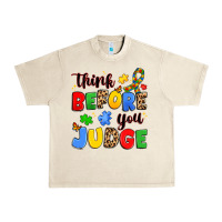 Sandshell think before you judge Urban Heavy Tee - JahusDesignShop
