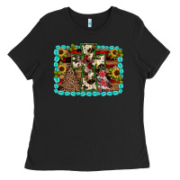 Black Christmas cross Ladies Tee - JahusDesignShop