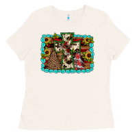 Bone Christmas cross Ladies Tee - JahusDesignShop