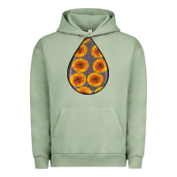 Pigment Oil Green african fabric pattern teardrop earrings 5 Urban Hoodie - BundleAndBundleShop
