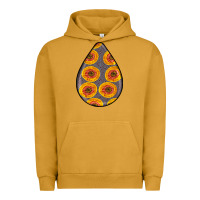 Pigment Peanut Butter african fabric pattern teardrop earrings 5 Urban Hoodie - BundleAndBundleShop