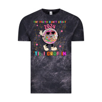 Cloud Black the party don t start til i drop in Vintage Tee - MaliasSmallBusiness