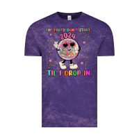 Cloud Purple the party don t start til i drop in Vintage Tee - MaliasSmallBusiness