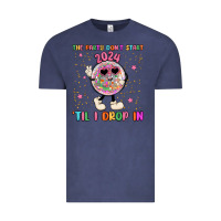 Vintage Denim the party don t start til i drop in Vintage Tee - MaliasSmallBusiness
