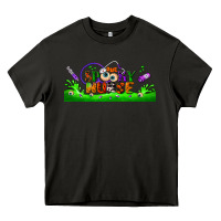 Asphalt one spooky nurse libbey glass Heavy Core Tee - BundleAndBundleShop