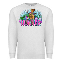Oatmeal Heather Egg hunter Easter Day Premium Sweatshirt - CowGirlArtShop