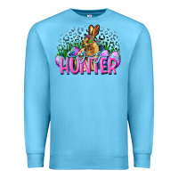 Ocean Blue Egg hunter Easter Day Premium Sweatshirt - CowGirlArtShop