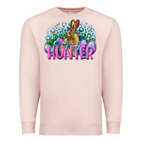Pale Pink Egg hunter Easter Day Premium Sweatshirt - CowGirlArtShop