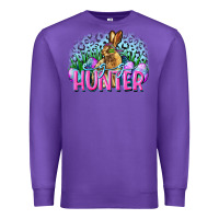 Purple Egg hunter Easter Day Premium Sweatshirt - CowGirlArtShop