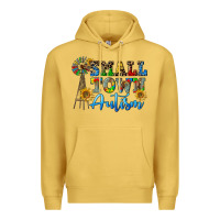 Antique Gold small town autism Premium Hoodie - CowGirlArtShop