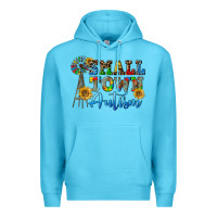 Ocean Blue small town autism Premium Hoodie - CowGirlArtShop