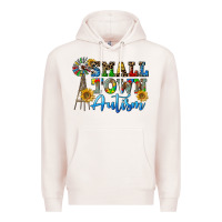 Pale Pink small town autism Premium Hoodie - CowGirlArtShop