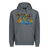 Rock small town autism Premium Hoodie - CowGirlArtShop