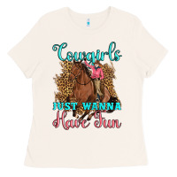 Bone cowgirls just wanna have fun Ladies Tee - Artiststas