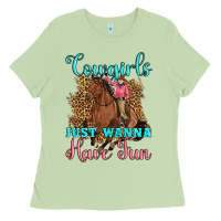 Matcha cowgirls just wanna have fun Ladies Tee - Artiststas