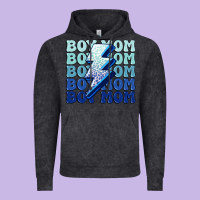 Boy Mom Vintage Hoodie Designed By Maliassmallbusiness