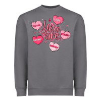 Storm you are enough valentines day Heavyweight Sweatshirt - LillyAllenDesigns