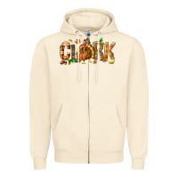 Sandshell Personalized Thanksgiving Zipper Hoodie - NancyCooperArtShop