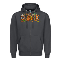 Smoke Personalized Thanksgiving Zipper Hoodie - NancyCooperArtShop