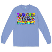 Colony Blue cute and colorful pride message Long Sleeve Tee - LillyAllenDesigns