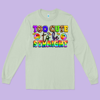 Cute And Colorful Pride Message Long Sleeve Tee Designed By Lillyallendesigns