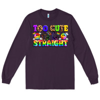 Plum cute and colorful pride message Long Sleeve Tee - LillyAllenDesigns
