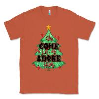Copper oh come let us adore him christmas tree Classic Tee - MaliasSmallBusiness