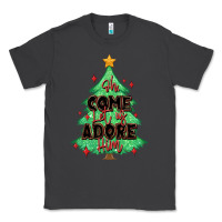 Smoke oh come let us adore him christmas tree Classic Tee - MaliasSmallBusiness