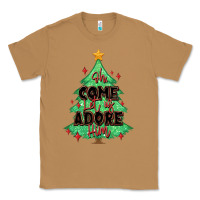 Toasted Coconut oh come let us adore him christmas tree Classic Tee - MaliasSmallBusiness