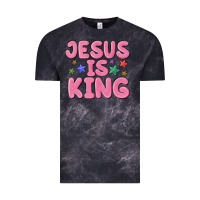 Cloud Black jesus is king Vintage Tee - MaliasSmallBusiness