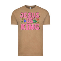 Vintage Coffee jesus is king Vintage Tee - MaliasSmallBusiness