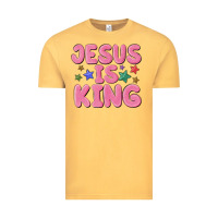 Vintage Mustard jesus is king Vintage Tee - MaliasSmallBusiness