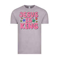 Vintage Zinc jesus is king Vintage Tee - MaliasSmallBusiness