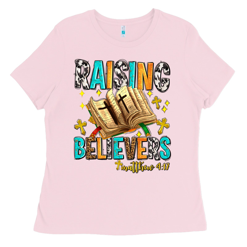Raising Believers Matthew 4 17 Ladies Tee by AdoDesignShop | Teevron