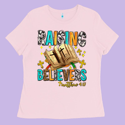 Raising Believers Matthew 4 17 Ladies Tee Designed By Adodesignshop