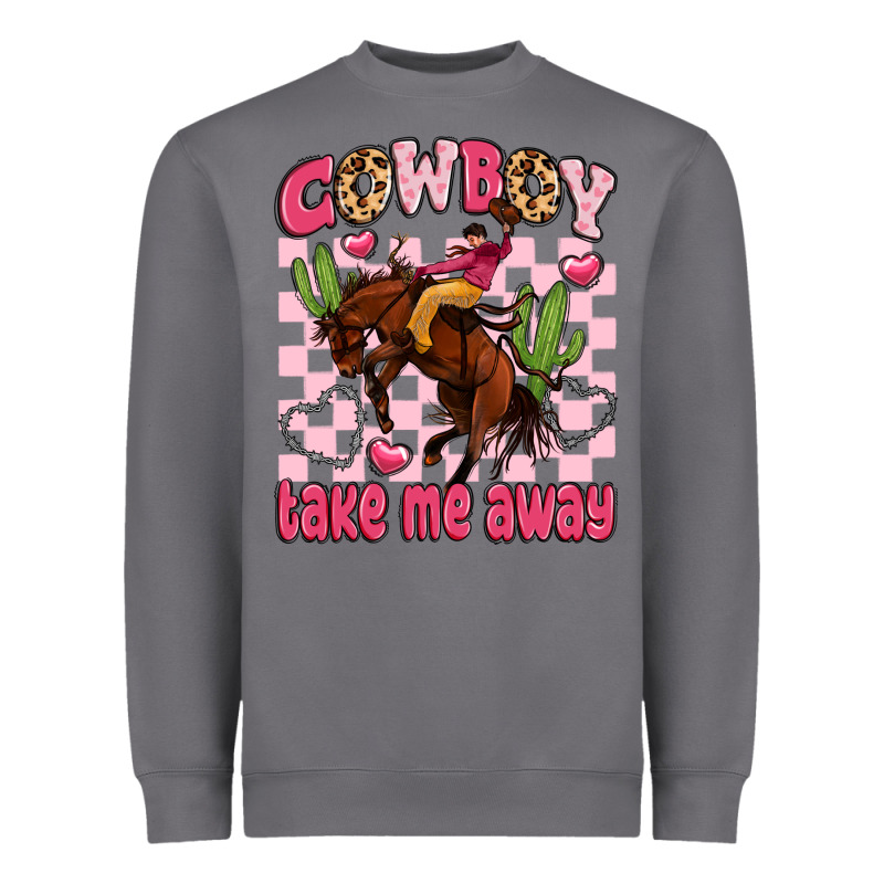 Cowboy Take Me Away Heavyweight Sweatshirt by LillyAllenDesigns | Teevron