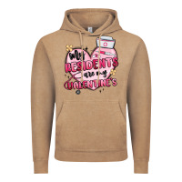 Vintage Coffee my residents are my valentines Vintage Hoodie - MaliasSmallBusiness