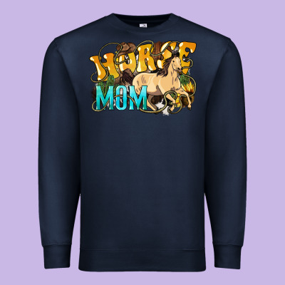 Horse Mom Rope Mother's Day Premium Sweatshirt Designed By Howdyjamesfarm