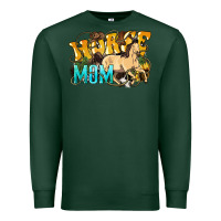 Sports Green Horse mom rope mother's day Premium Sweatshirt - HowdyJamesFarm