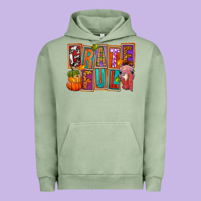 Grateful Thanksgiving Urban Hoodie Designed By Fadigitalartstudio
