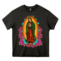 Asphalt our lady of guadalupe Heavy Core Tee - JahusDesignShop