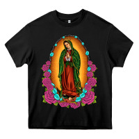 Black our lady of guadalupe Heavy Core Tee - JahusDesignShop