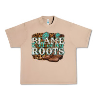 Burro blame it all on my roots Urban Heavy Tee - NancyCooperArtShop