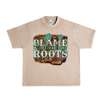 French Oak blame it all on my roots Urban Heavy Tee - NancyCooperArtShop
