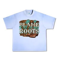 Grape Ice blame it all on my roots Urban Heavy Tee - NancyCooperArtShop